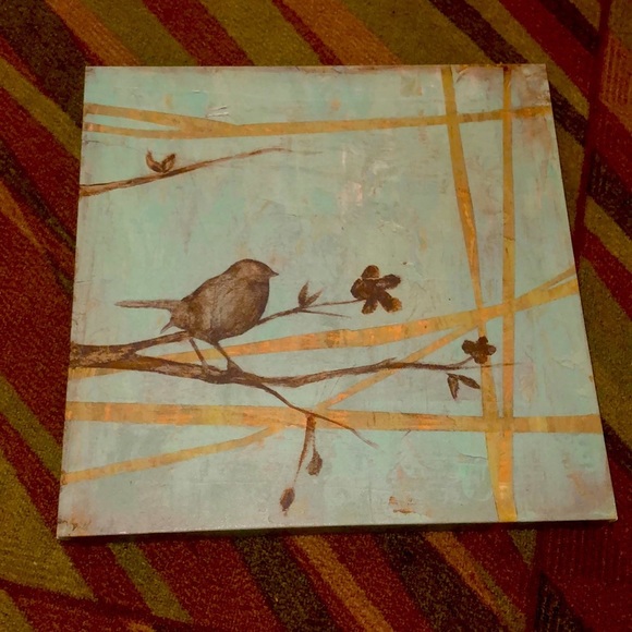 Hobby Lobby Art Rustic Boho Hobby Lobby Bird Painting Poshmark